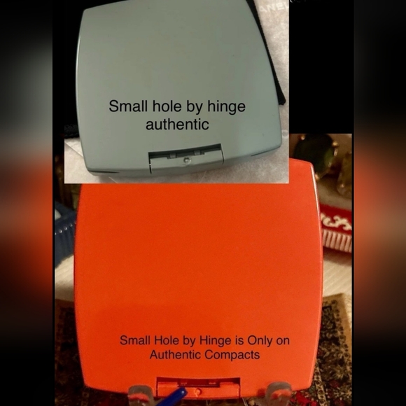 How to Recognize AUTHENTIC CC Compact Mirrors, & NON-AUTH. 🖤is$46 on CHANEL RN! - Picture 13 of 16